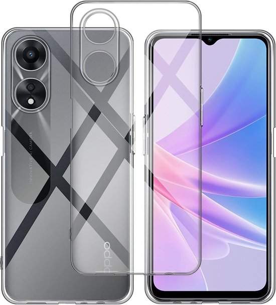 Oppo A58 5G / A78 5G Hoesjes – Siliconen Backcover – Transparant – Soft Silicone – Schokbestendig-Ilumina Benelux
