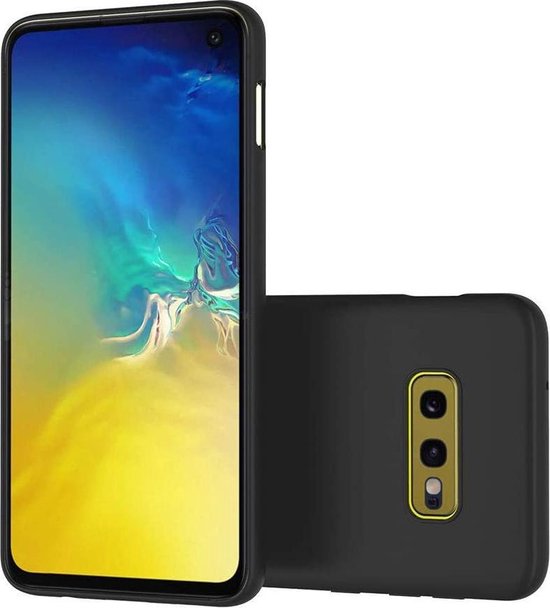 Samsung Galaxy S10e Hoesjes – Siliconen Backcover – Soft Touch – Schokbestendig – Zwart-Ilumina Benelux
