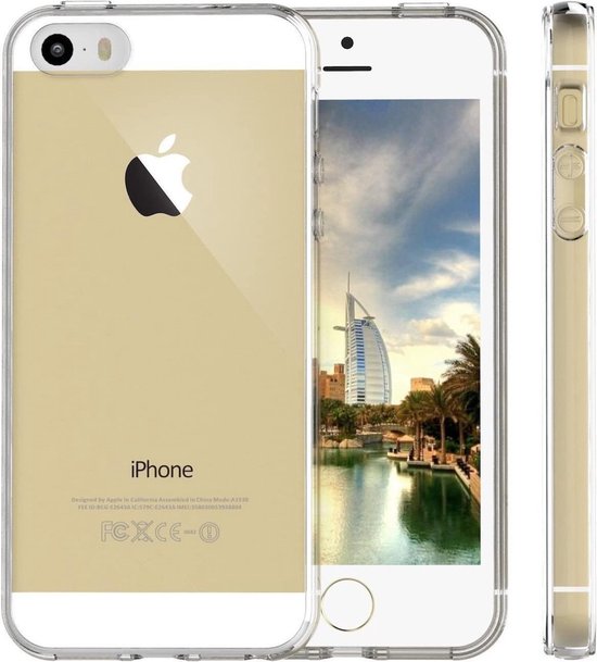 iPhone 5/5C/5S/SE Hoesjes – Soft Silicone Backcover – Flexibel – Transparant-Ilumina Benelux