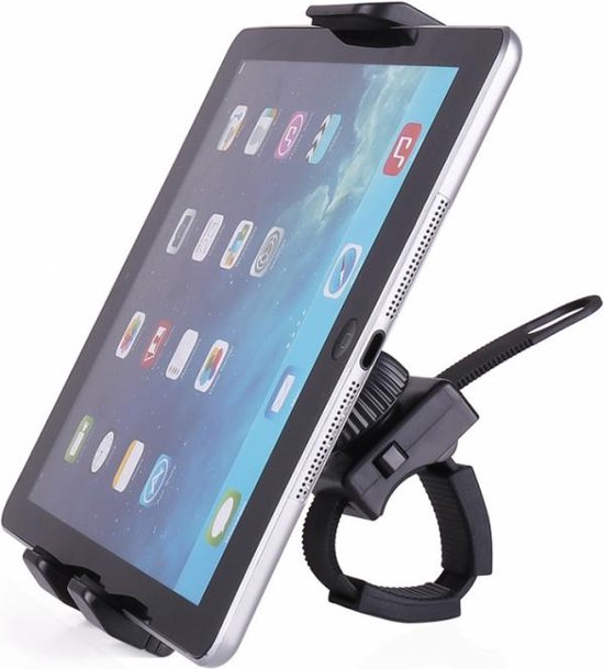 Tablethouder fiets – Stuurhouder – 360° draaibaar – Voor 4-11 inch tablet & smartphone – Zwart