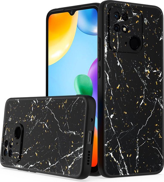 Xiaomi Redmi 10C Hoesjes – Siliconen Backcover – Marmer Print-Ilumina Benelux
