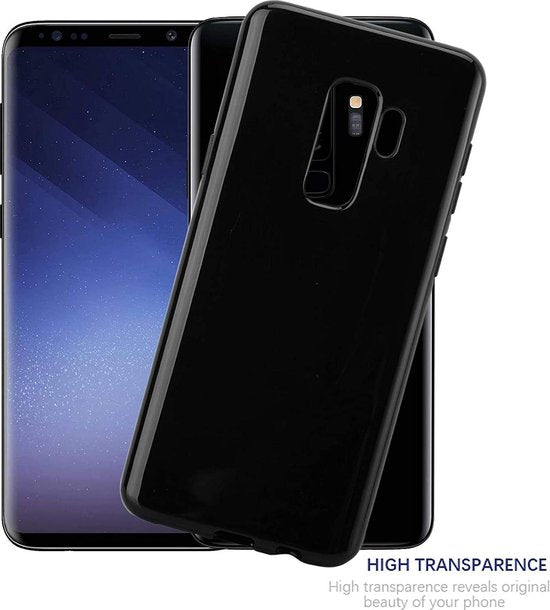 Samsung Galaxy S9 Hoesjes – Siliconen Backcover – Soft Touch – Schokbestendig – Zwart-Ilumina Benelux