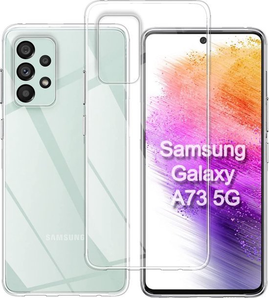 Samsung Galaxy A73 5G Hoesjes – Siliconen Backcover – Transparant – Schokbestendig – Slank Design-Ilumina Benelux