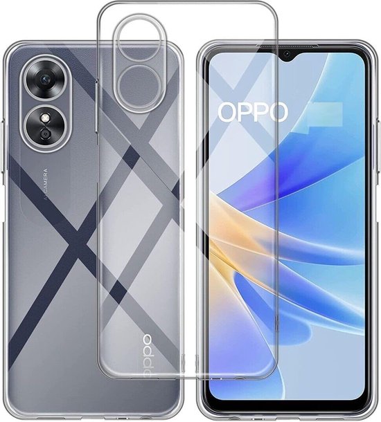 OPPO A18 / A38 Hoesjes – Siliconen Backcover – Transparant – Soft TPU – Beschermhoes-Ilumina Benelux