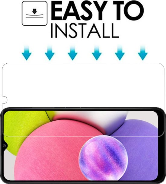 Silicone hoesje Transparant met 3 Pack Screenprotector Glas Geschikt voor: Samsung Galaxy A03S