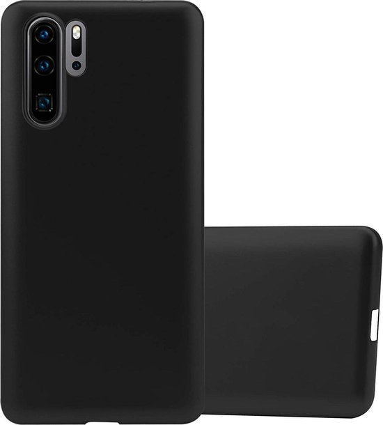Huawei P30 Pro Hoesjes – Siliconen Backcover – Soft Silicone – Schokbestendig – Zwart-Ilumina Benelux