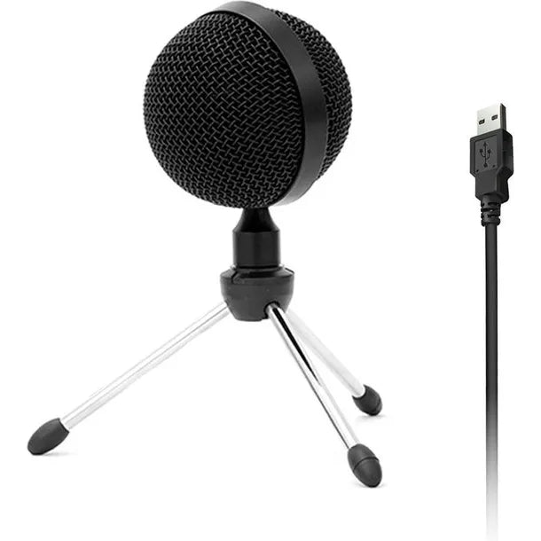 USB Condensator Microfoon met Statief – USB Microfoon voor PC, Laptop, MacBook & PlayStation – Podcast, Streaming, Gaming en Opnames-Ilumina Benelux