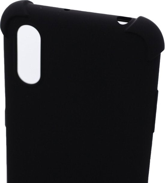 Xiaomi Redmi 9A/9AT Hoesjes – Siliconen Backcover – Schokbestendig – Anti Shock – Zwart-Ilumina Benelux