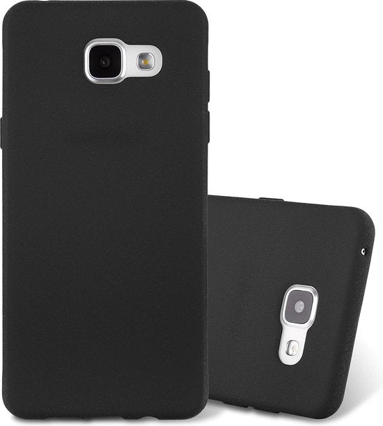 Samsung Galaxy A5 2016 Hoesjes – Siliconen Backcover – Soft Touch – Schokbestendig – Zwart-Ilumina Benelux