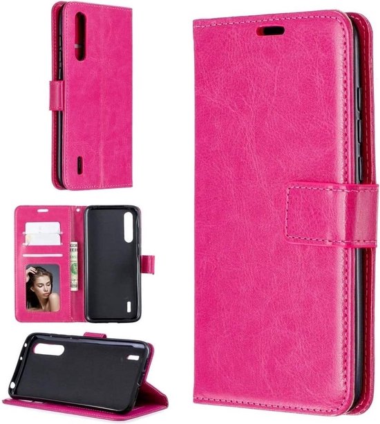 Samsung Galaxy A70 Hoesjes – Portemonnee Hoes – Pasjeshouder – Bookcase – Roze-Ilumina Benelux