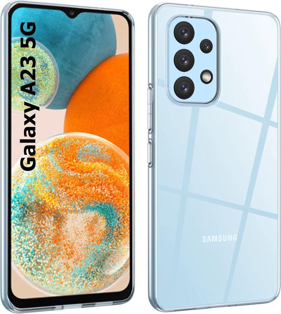 Samsung Galaxy A23 Hoesjes – Siliconen Backcover – Soft Touch – Transparant-Ilumina Benelux