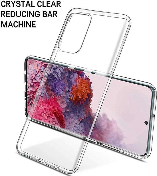 Samsung Galaxy S20 Plus Hoesjes – Siliconen Backcover – Schokbestendig – 2 Pack Screenprotector Gehard Glas-Ilumina Benelux