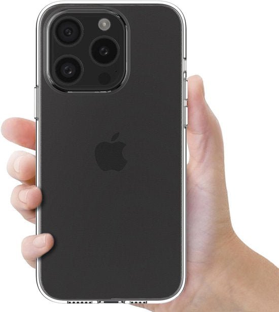 iPhone 16 Pro Max Hoesjes – Siliconen Backcover – Flexibel – Transparant-Ilumina Benelux