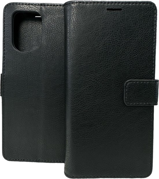 Oppo Find X5 Pro Hoesjes – Portemonnee Book Case – Pasjeshouder – Magneetsluiting – Zwart-Ilumina Benelux