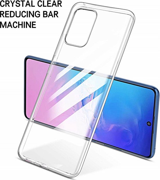 Samsung Galaxy Note 10 Lite Hoesjes – TPU Siliconen Backcover – Inclusief 2x Gehard Glas Screenprotector – Transparant-Ilumina Benelux