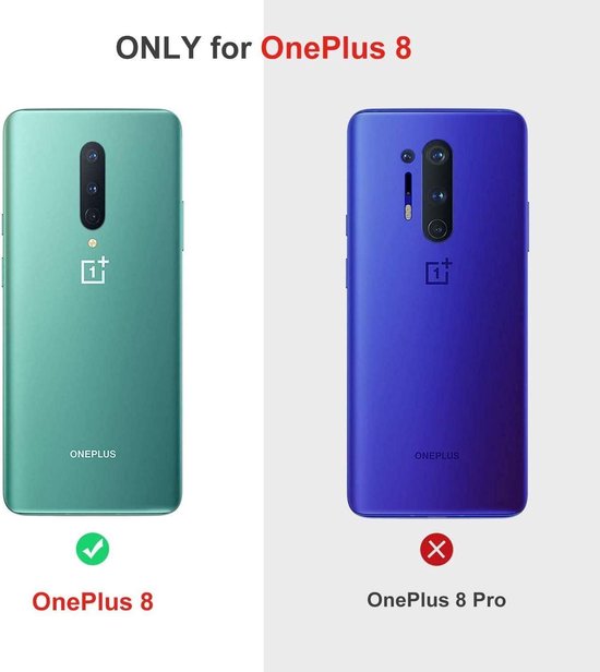 OnePlus 8 Hoesjes – Transparante Siliconen Backcover – Inclusief 2x Screenprotector – Schokbestendig-Ilumina Benelux