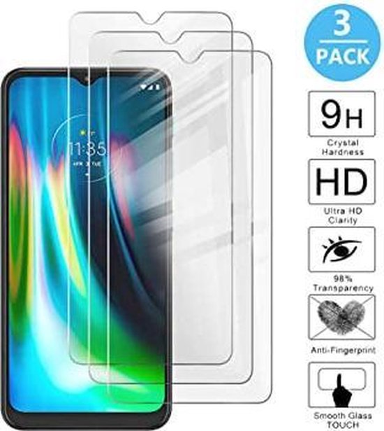 Screenprotector - Geschikt voor Motorola Moto G9 Play Screen Protector [3 - 9H Glas (1-Pack)