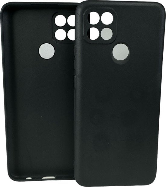 Oppo A15/A15s Hoesjes – Siliconen Backcover – Soft Silicone – Schokbestendig – Zwart-Ilumina Benelux