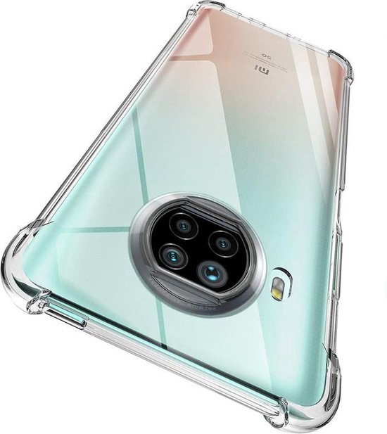 Xiaomi Mi 10T Lite 5G Hoesjes – Siliconen Backcover – Schokbestendig Anti-Shock Bumper – Transparant-Ilumina Benelux