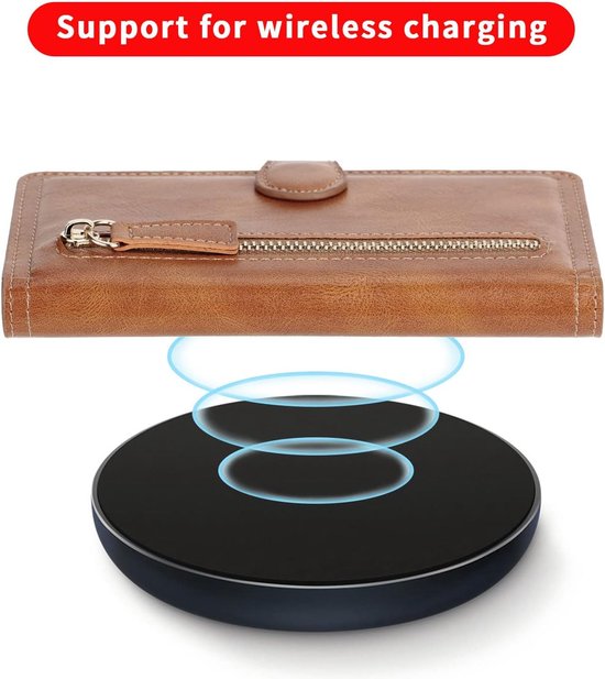 Premium Vintage Wallet Hoesje Geschikt voor Samsung Galaxy A23 5G - DonkerBruin