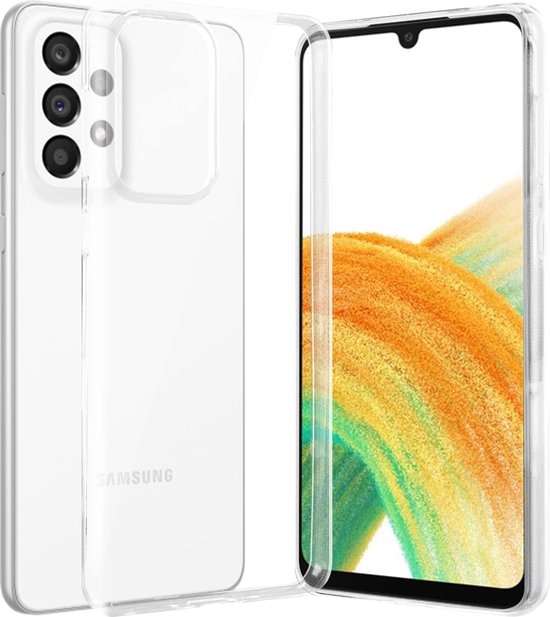 Samsung Galaxy A33 5G Hoesjes – Transparante Siliconen Backcover – Flexibel – Schokbestendig – Clear-Ilumina Benelux