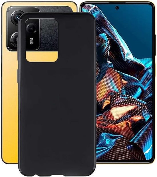 Xiaomi Redmi Note 12 Pro 5G Hoesjes – Flexibele Siliconen Backcover – Schokbestendig – Zwart-Ilumina Benelux