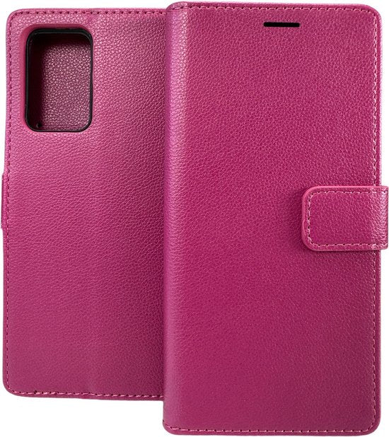 Oppo Reno 7 5G Hoesjes – Portemonnee Bookcase – Pasjeshouder – 2x Screenprotector Gehard Glas – Roze-Ilumina Benelux