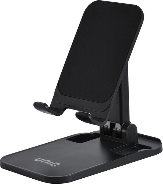 Telefoon- en tablethouder – Universeel – Antislip – Verstelbaar – Zwart-Ilumina Benelux