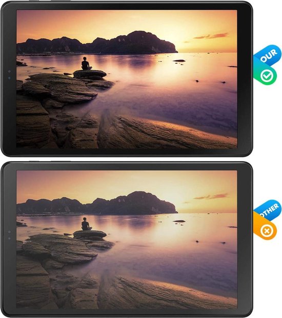 Screenprotector – Geschikt voor Samsung Galaxy Tab A 8.0 2019 (SM-T290/T295) – Gehard Glas – Anti-kras – 2-Pack-tabletscreenprotectors-Ilumina Benelux