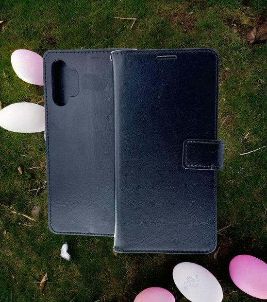 Samsung Galaxy A13 4G Hoesjes – Bookcase Portemonnee – Pasjeshouder – 1x Gehard Glas Screenprotector – Zwart-Ilumina Benelux