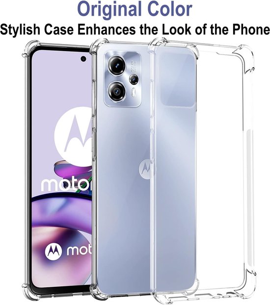 Motorola Moto G13/G23/G53 Hoesjes – Siliconen Backcover – Schokbestendig – Flexibel – Transparant-Ilumina Benelux