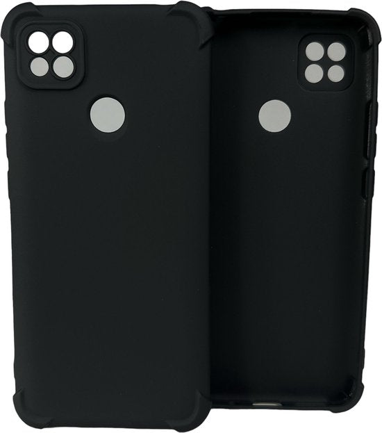 Xiaomi Redmi 10A Hoesjes – Soft TPU Siliconen Backcover – Schokbestendig – Zwart-Ilumina Benelux
