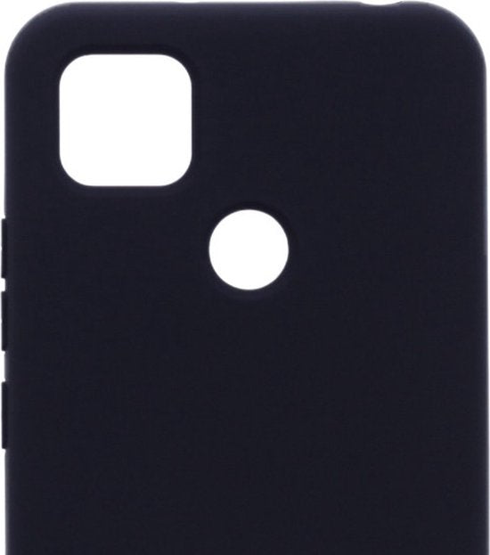 Xiaomi Redmi 9C Hoesjes – Siliconen TPU Backcover met Ketting – Schokbestendig – Zwart-Ilumina Benelux