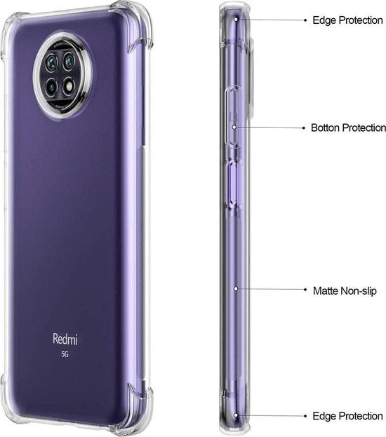 Xiaomi Redmi Note 9T 5G Hoesjes – Soft TPU Siliconen Backcover – Schokbestendig-Ilumina Benelux