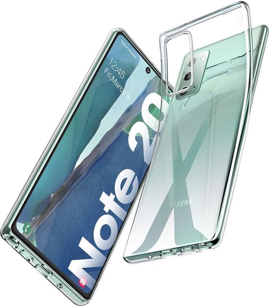 Samsung Galaxy Note 20 Ultra Hoesjes – Siliconen Backcover – Soft Touch – Transparant-Ilumina Benelux