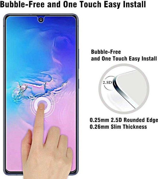 Samsung Galaxy Note 10 Lite Hoesjes – TPU Siliconen Backcover – Inclusief 2x Gehard Glas Screenprotector – Transparant-Ilumina Benelux
