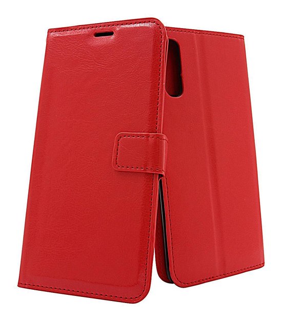 Samsung Galaxy A70/A70S Hoesjes – Portemonnee Bookcase – Pasjeshouder – Magneetsluiting – Rood-Ilumina Benelux