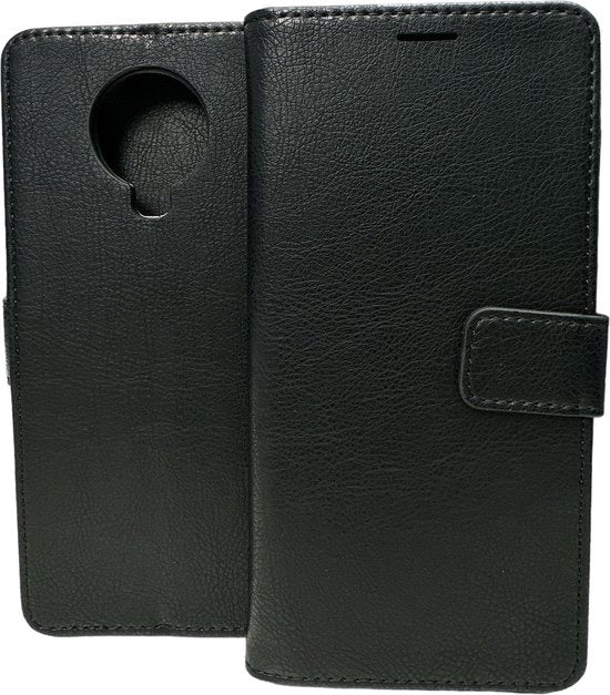 Nokia G10/G20 Hoesjes – Portemonnee Book Case – Pasjeshouder – 2x Screenprotector Gehard Glas – Zwart-Ilumina Benelux