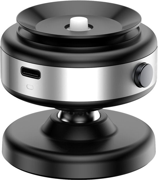 Telefoonhouder auto – Magnetische autohouder – N52 sterke magneet – 360° draaibaar – Geschikt voor iPhone & Android – Zilver-Ilumina Benelux