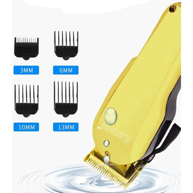 Kemei KM-768 Professionele Tondeuse – 12W Haartrimmer – Verstelbare Snijlengte – 4 Opzetkammen – Heren Tondeuse Voor Thuisgebruik-Ilumina Benelux
