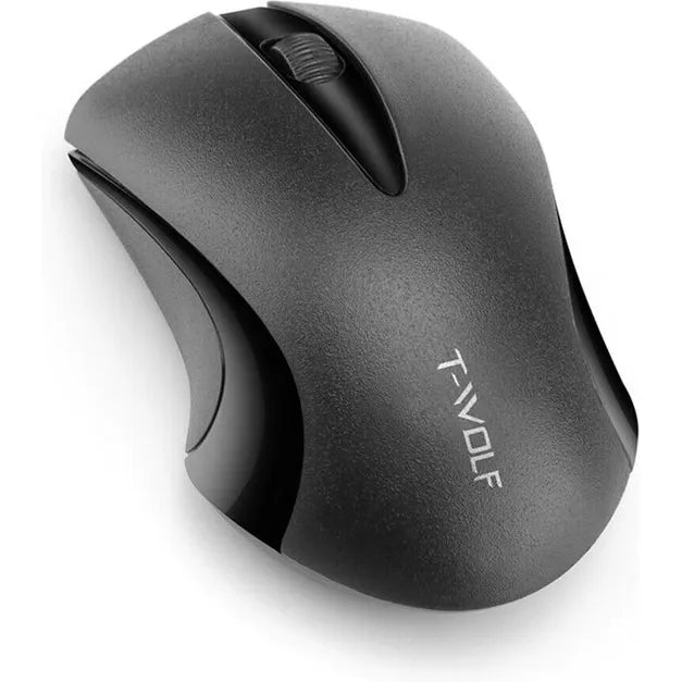 Draadloze Muis 2.4GHz – 1200 DPI – USB Nano Ontvanger – Ergonomisch Design – Voor Windows, Mac & Linux