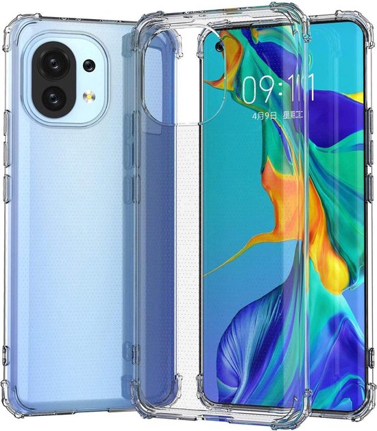 Xiaomi Mi 11 Hoesjes – Soft TPU Siliconen Backcover – Schokbestendig – Transparant-Ilumina Benelux