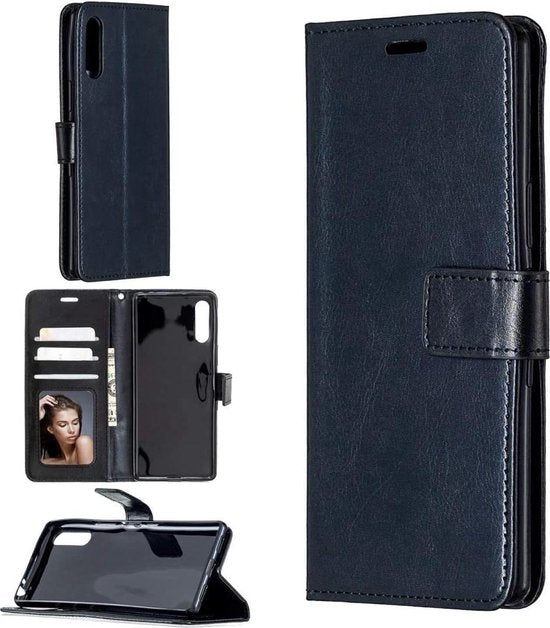 Huawei P Smart S Hoesjes – Bookcase – Magneetsluiting – Standfunctie – Zwart-Ilumina Benelux