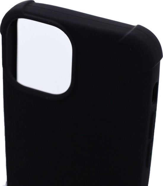 iPhone 16 Plus Hoesjes – Siliconen Backcover – Schokbestendig – Anti-Shock – Zwart-Ilumina Benelux