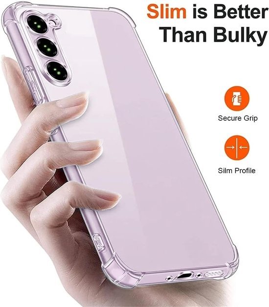 Samsung Galaxy S23 Hoesjes – Siliconen Backcover – Schokbestendig – Flexibel – Transparant-Ilumina Benelux
