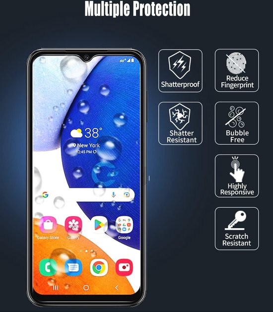 Samsung Galaxy A54 Hoesjes – Siliconen Backcover – Incl. Screenprotector Gehard Glas + Camera Lens Protector – Zwart-Ilumina Benelux