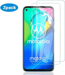 Screenprotector - Geschikt voor Motorola Moto G8 Power Screen Protector [2 - 9H Glas (1-Pack)