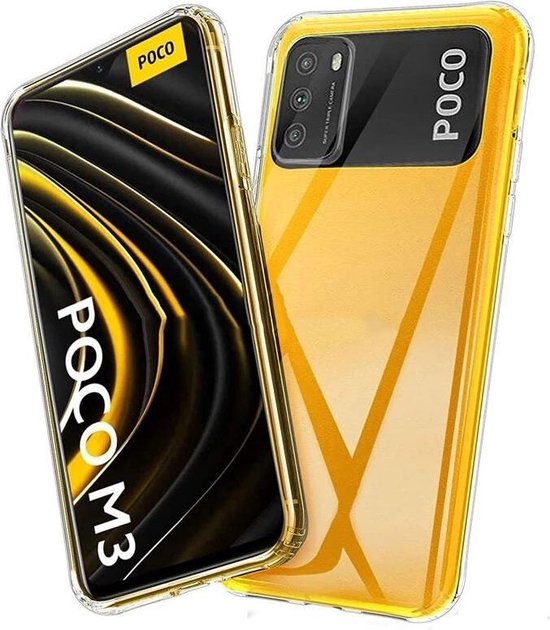Xiaomi Poco M3 Hoesjes – Siliconen Backcover – Transparant – Soft Silicone – Schokbestendig-Ilumina Benelux