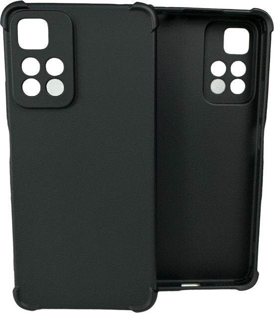Xiaomi Redmi Note 11 4G/11S Hoesjes – Soft TPU Siliconen Backcover – Schokbestendig – Zwart-Ilumina Benelux