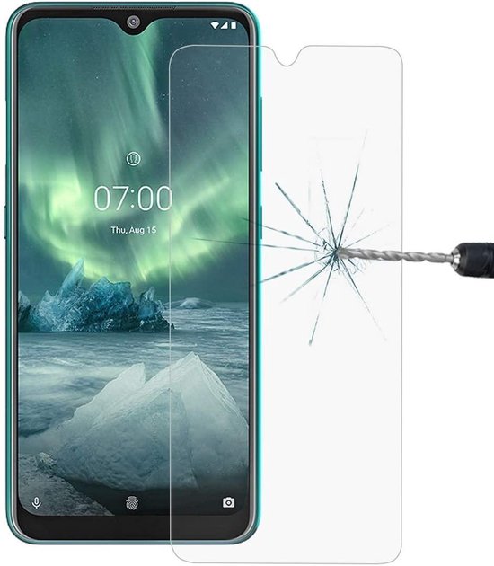 Nokia 7.2 Hoesjes – Portemonnee Hoes – Pasjeshouder – 2x Screenprotector – Wit-Ilumina Benelux